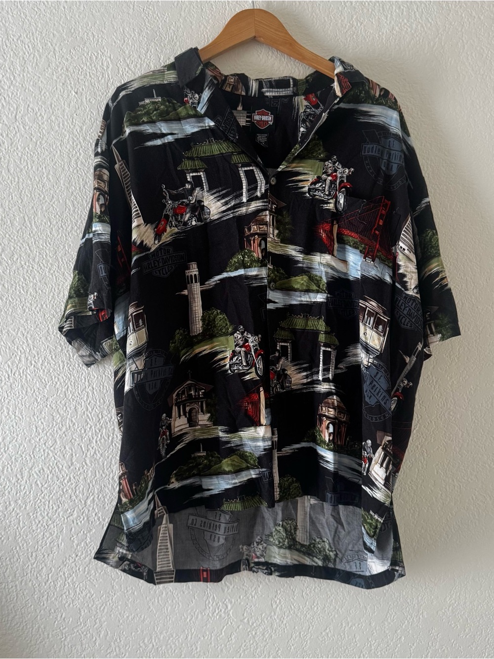 Harley-Davidson Mens SF Dudley Perkins S/S Shirt San Francisco